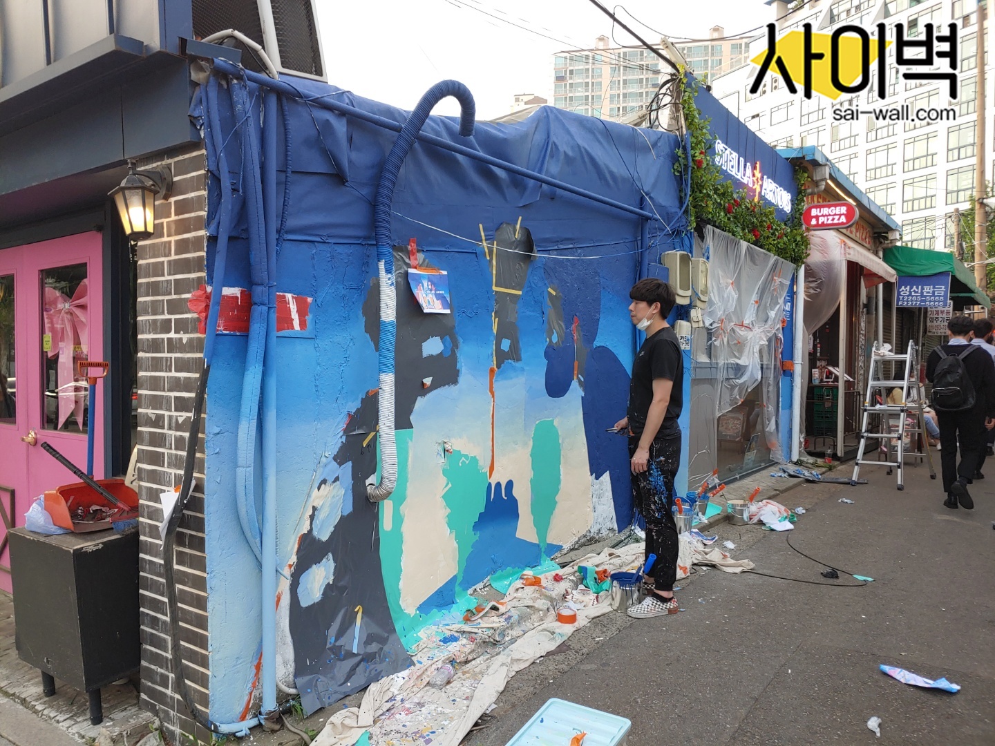문래 발칙 스텔라벽화 벽화 시공 사진 2